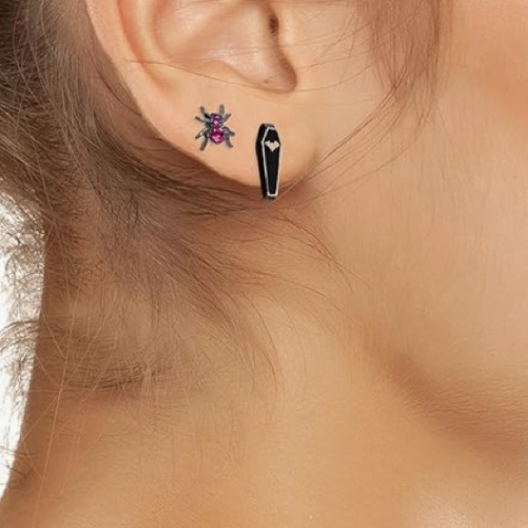 Betsey Johnson Womens Halloween Stud Earring Set - Picture 5 of 6